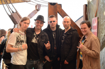 Metal Trails nach dem Interview mit Oomph! auf dem Wacken Open Air 2012.